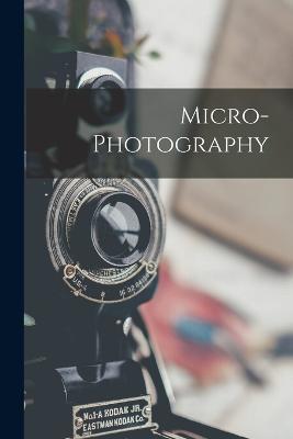 Micro-Photography - Anonymous - cover