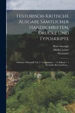 Historisch-kritische Ausgabe Sämtlicher Handschriften, Drucke Und Typoskripte: Oxforder Oktavheft 1 & 2 + Commntary + 1 Cd-rom + 1 Facsimile (ein Landarzt)...