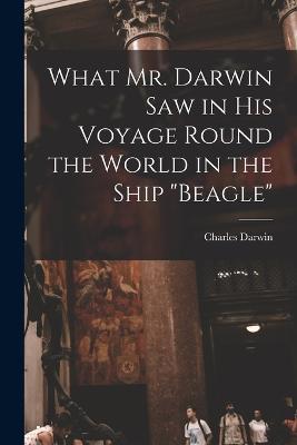 What Mr. Darwin Saw in His Voyage Round the World in the Ship "Beagle" - Charles Darwin - cover