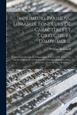 【2024格安】Philippe Renouard『Imprimeurs et libraires parisiens du XVIe siecle』（2冊セット）16世紀フランスパリ印刷家・出版社書誌 画集