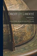 Droit et Liberté: L'Enfant né Hors Mariage; Recherche de la Paternité