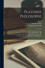 Platonis Philosophi: Quae Extant Graece Ad Editionem Henrici Stephani Accurate Expressa Cum Marsilii Ficini Interpretatione; Praemittitur 1. III Laertii De Vita Et Dogm. Plat. Cum Notitia Literaria. Accedit Varietas Lectionis. Studiis Societatis Bipontina