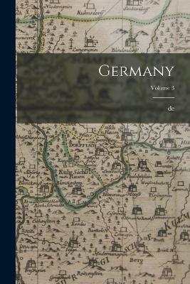 Germany; Volume 3 - de 1766-1817 Stael - cover