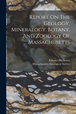 Report On The Geology, Mineralogy, Botany, And Zoology Of Massachusetts - Massachusetts Geological Survey,Edward Hitchcock - cover