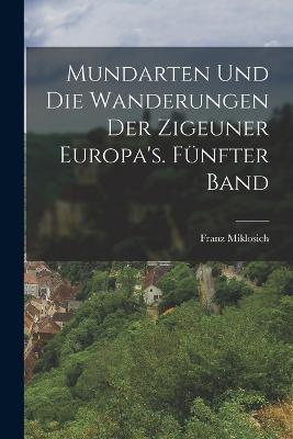 Mundarten und die Wanderungen der Zigeuner Europa's. Funfter Band - Franz Miklosich - cover