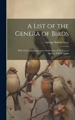 A List of the Genera of Birds: With Their Synonyma and an Indication of the Typical Species of Each Genus