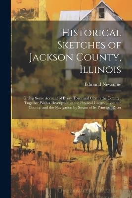 Historical Sketches of Jackson County, Illinois: Giving Some Account of Every Town and City in the County: Together With a Description of the Physical Geography of the County, and the Navigation by Steam of its Principal River - Newsome Edmund - cover