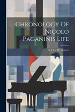 Chronology Of Nicolo Paganinis Life