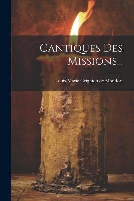 Cantiques Des Missions... - cover