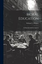 Moral Education: An Experimental Investigation