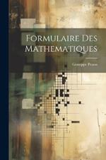 Formulaire des mathematiques