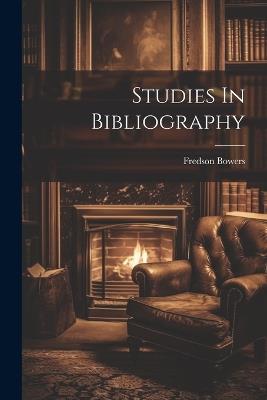 Studies In Bibliography - Fredson Bowers - cover