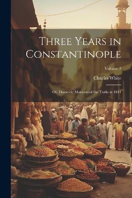 Three Years in Constantinople: Or, Domestic Manners of the Turks in 1844; Volume 2 - Charles White - cover