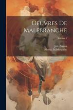 Oeuvres De Malebranche; Volume 2