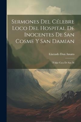 Sermones del célebre loco del Hospital de Inocentes de San Cosme y San Damian: (vulgo Casa de San M - Llamado Don Amaro - cover