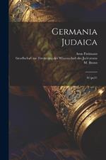 Germania Judaica: 01 pt.01