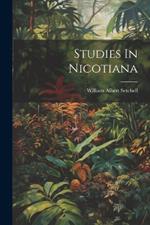 Studies In Nicotiana