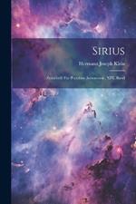 Sirius: Zeitschrift für Populäre Astronomie, XIX. Band