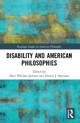 Disability and American Philosophies - cover