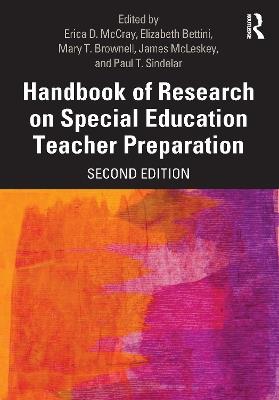 Handbook of Research on Special Education Teacher Preparation - cover