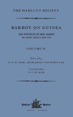 Barbot on Guinea: Volume II - Adam Jones - cover