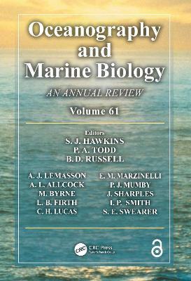 Oceanography and Marine Biology: An annual review. Volume 61 - cover