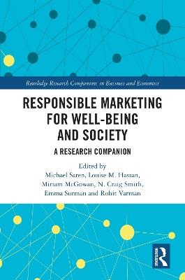 Responsible Marketing for Well-being and Society: A Research Companion - cover