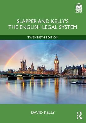 Slapper and Kelly's The English Legal System - David Kelly - cover