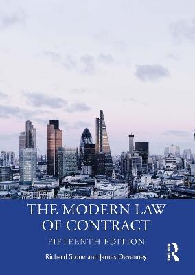 The Modern Law of Contract - Richard Stone,James Devenney - cover