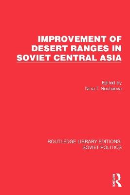 Improvement of Desert Ranges in Soviet Central Asia - cover