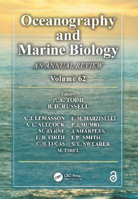 Oceanography and Marine Biology: An Annual Review, Volume 62 - cover