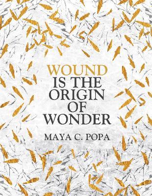 Wound is the Origin of Wonder - Maya C. Popa - cover