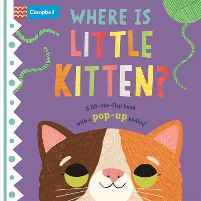 Where is Little Kitten?: The lift-the-flap book with a pop-up ending! - Campbell Books - cover