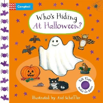 Who's Hiding At Halloween?: A soft flaps book - Campbell Books - cover