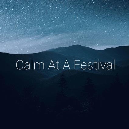 Calm at a festival