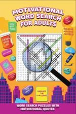 Motivational Word Search Puzzle Book With Quotes