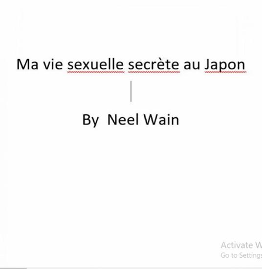 Ma vie sexuelle secrète au Japon