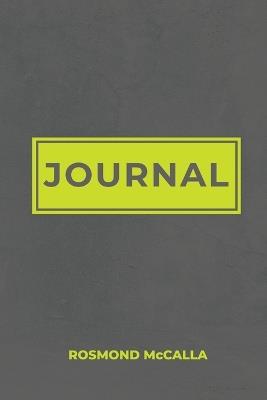 Journal - Rosmond McCalla - cover