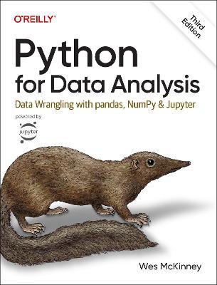 Python for Data Analysis 3e: Data Wrangling with pandas, NumPy, and Jupyter - Wes McKinney - cover