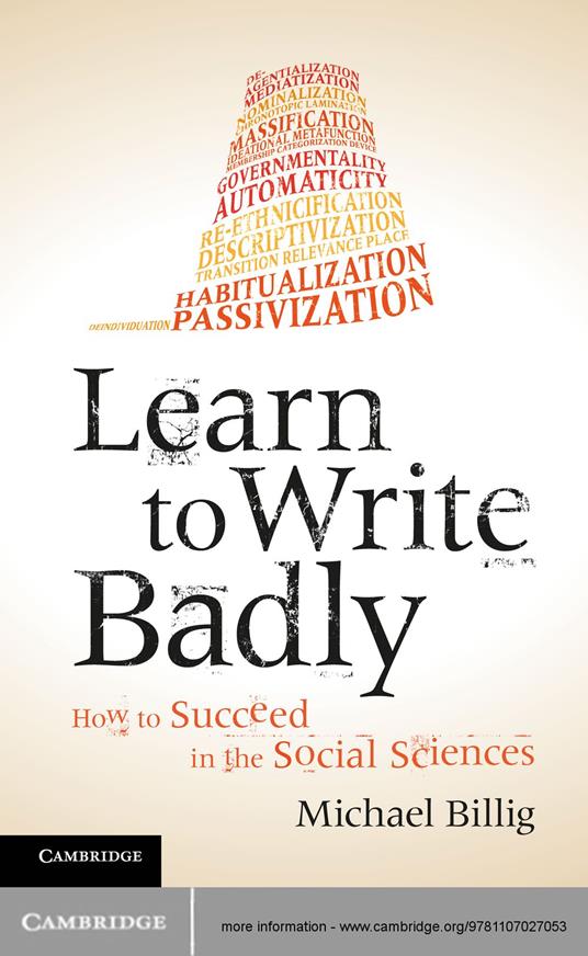 Learn to Write Badly