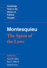 Montesquieu: The Spirit of the Laws