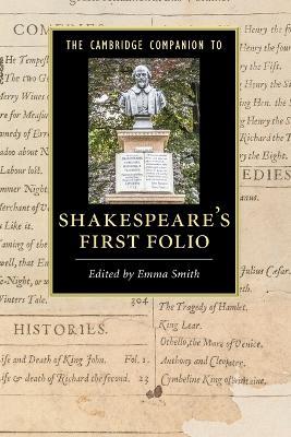 The Cambridge Companion to Shakespeare's First Folio - cover