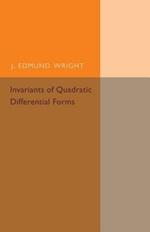 Invariants of Quadratic Differential Forms