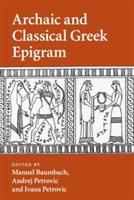 Archaic and Classical Greek Epigram - cover