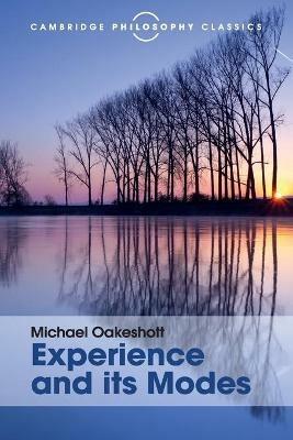Experience and its Modes - Michael Oakeshott - cover