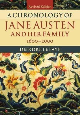 A Chronology of Jane Austen and her Family: 1600-2000 - Deirdre Le Faye - cover