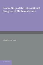 Proceedings of the International Congress of Mathematicians: 14–21 August 1958