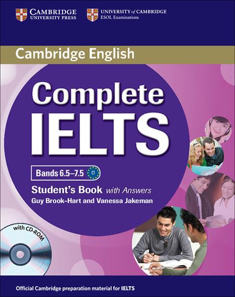 Complete IELTS Bands 6.5-7.5 Student's Book with Answers with CD-ROM - Guy Brook-Hart,Vanessa Jakeman - cover