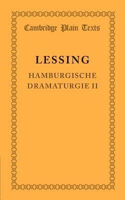 Hamburgische Dramaturgie II - Gotthold Ephraim Lessing - cover