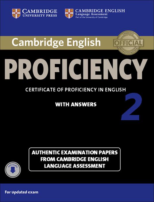  Cambridge English proficiency. Student's book. With key. Con CD Audio. Con e-book. Con espansione online